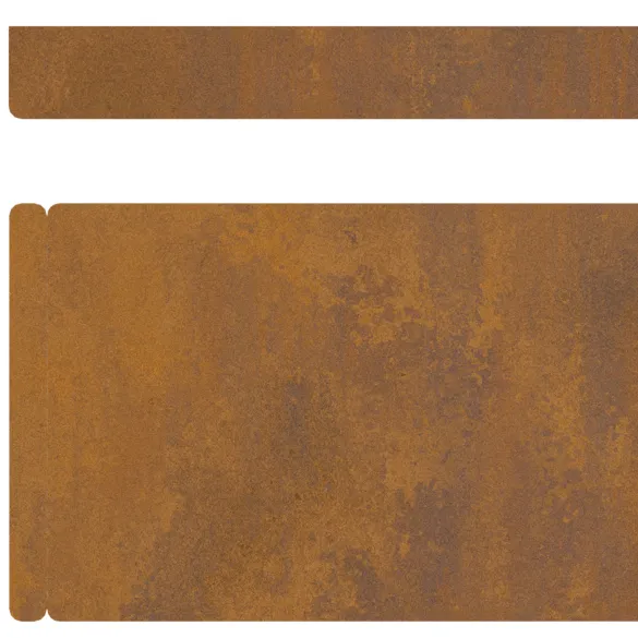 Barieră Grădină Rustică Oțel | Livrare Gratuită