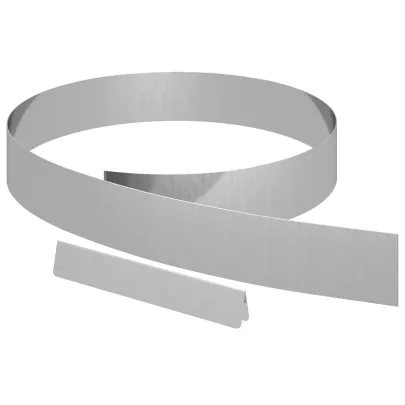 Barieră Grădină Argintiu 4 Buc | Delimitare Gazon Rezistentă