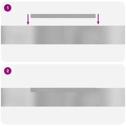 Barieră Grădină Argintiu 4 Buc | Delimitare Gazon Rezistentă