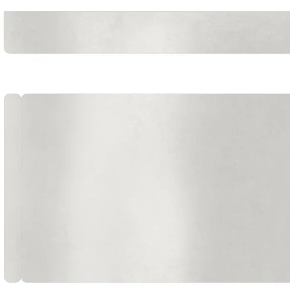 Barieră Grădină Argintie Oțel Inoxidabil 450x10cm