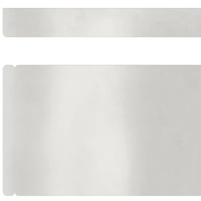 Barieră Grădină Argintie Oțel Inoxidabil 450x10cm