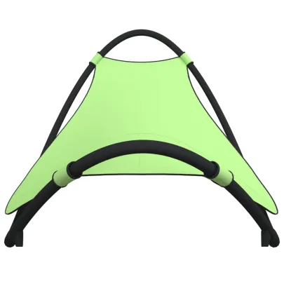 Șezlong Balansoar Verde - Relaxare în Grădină și Terasă