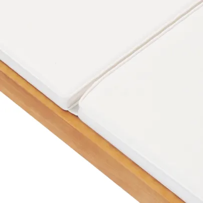 Șezlong cu Pernă - Lemn de Tec - Livrare Gratuită