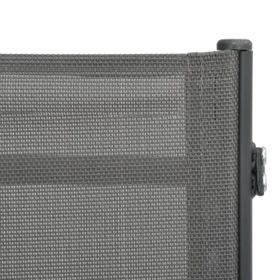 Șezlonguri Exterior - Set 2 Buc, Textilă și Oțel | Livrare Gratuită