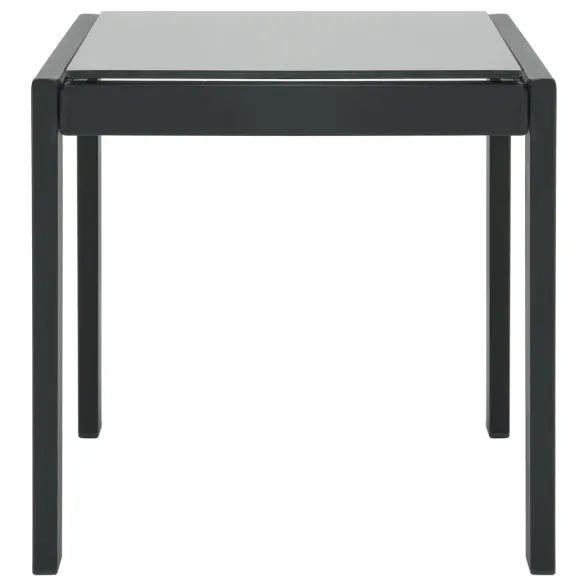 Set Șezlonguri cu Masă - 2 bucăți, Textilenă și Oțel