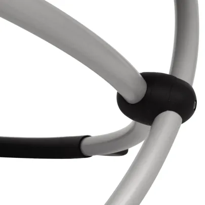 Șezlong Exterior Geometric Verde - Oțel Rezistent