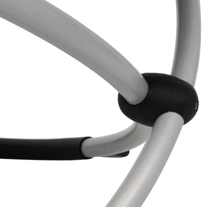 Șezlong Geometric Exterior - Oțel Gri Taupe | Livrare Gratuită