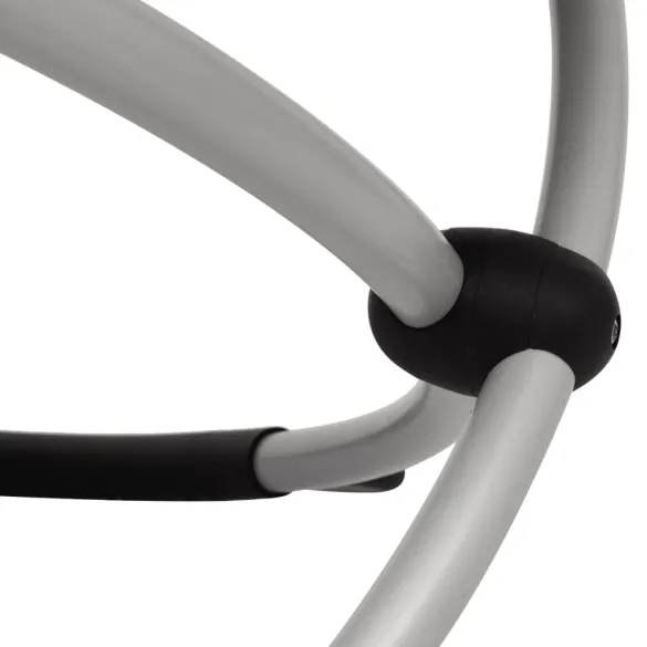 Șezlong Geometric Exterior - Crem | Oțel Rezistent