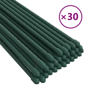 Țăruși Plante Grădină 30 buc Verde 150cm Oțel | Suport Plante 2