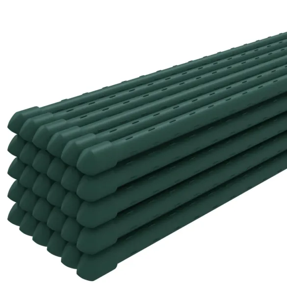Țăruși Plante Grădină - 30 buc, Verde, 180 cm, Oțel Rezistent Țăruși Plante Grădină - 30 buc, Verde, 180 cm, Oțel Rezistent