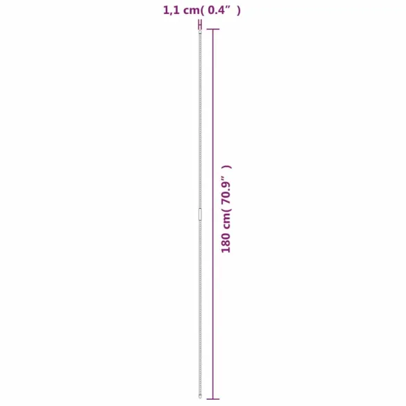 Țăruși Plante Grădină - 30 buc, Verde, 180 cm, Oțel Rezistent Țăruși Plante Grădină - 30 buc, Verde, 180 cm, Oțel Rezistent