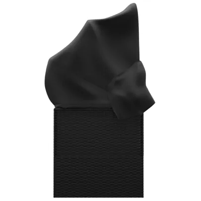 Pat Șezlong Exterior cu Acoperiș și Perne - Negru - Ratan PE