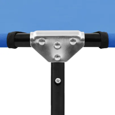 Șezlong Pliabil Albastru - Oțel | Livrare Gratuită