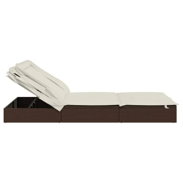 Șezlong 2 Persoane cu Acoperiș Pliabil - Comfort și Stil