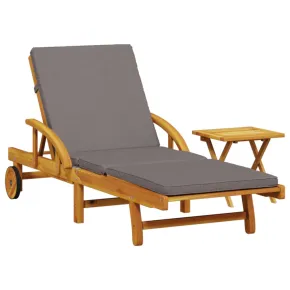 Șezlong cu Masă Lemn Acacia | Livrare Gratuită 7-9 Zile 2