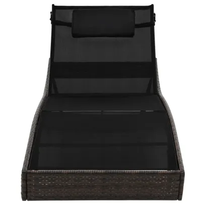 Șezlong Plajă Poliratan - Livrare Gratuită 7-9 Zile