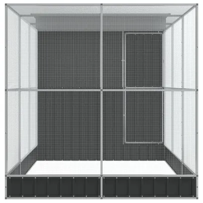 Volieră Păsări Mare din Oțel - Livrare Gratuită