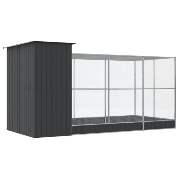 Volieră Păsări Mare din Oțel - Livrare Gratuită