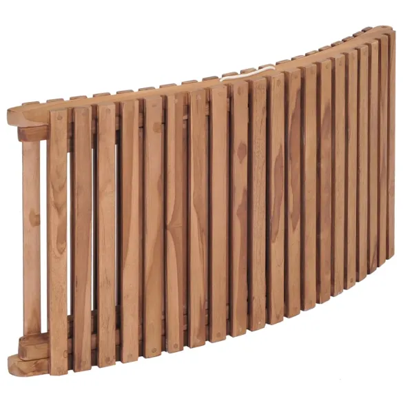 Șezlong Pliabil Lemn Tec | Mobilier Grădină Rezistent