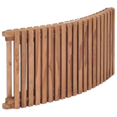 Șezlong Pliabil Lemn Tec | Mobilier Grădină Rezistent