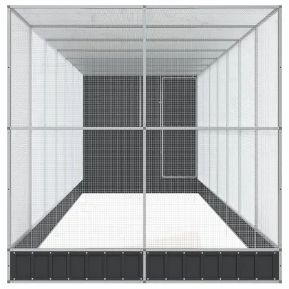 Volieră Mare Păsări Oțel Galvanizat - Livrare Gratuită