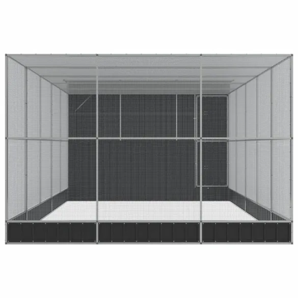 Volieră Păsări Mare Oțel | 704x303x216 cm | Livrare Gratuită