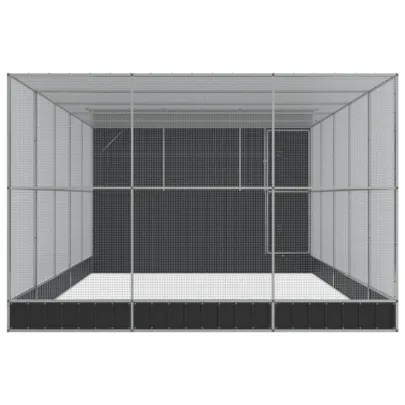 Volieră Păsări Mare Oțel | 704x303x216 cm | Livrare Gratuită