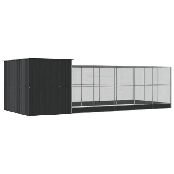 Volieră Păsări Mare Oțel | 704x303x216 cm | Livrare Gratuită