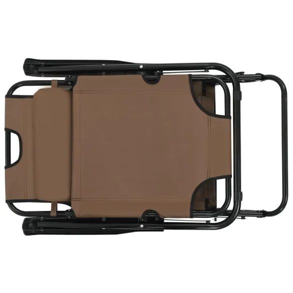 Șezlonguri Pliabile Set 2 Bucăți - Relaxare în Grădină și Plajă