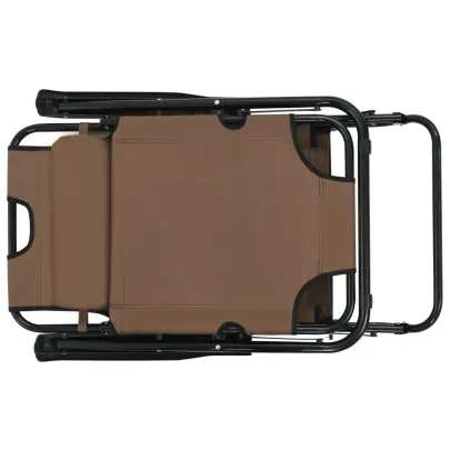 Șezlonguri Pliabile Set 2 Bucăți - Relaxare în Grădină și Plajă