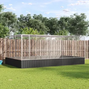 Volieră Păsări Mare din Oțel cu Extensie - Livrare Gratuită