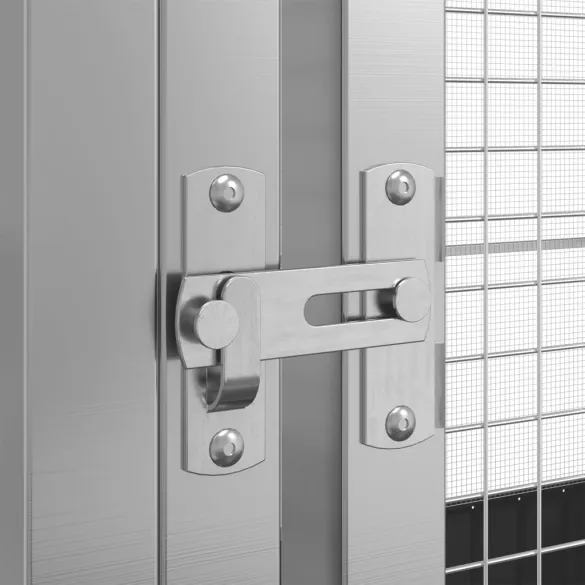 Volieră Păsări Mare cu Extensie - Oțel Galvanizat - Livrare Gratis