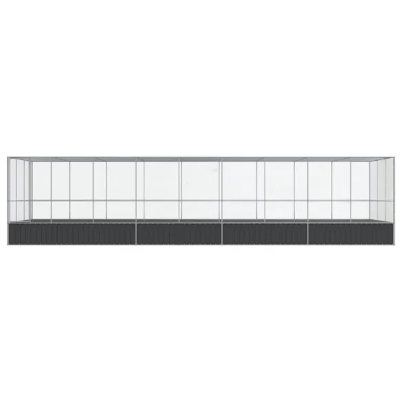 Volieră Păsări Mare din Oțel Galvanizat - Livrare Gratuită