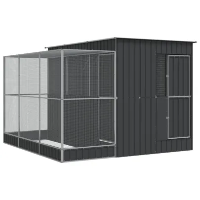 Volieră Păsări Extensibilă Oțel - 290x303x216 cm - Livrare Gratuită