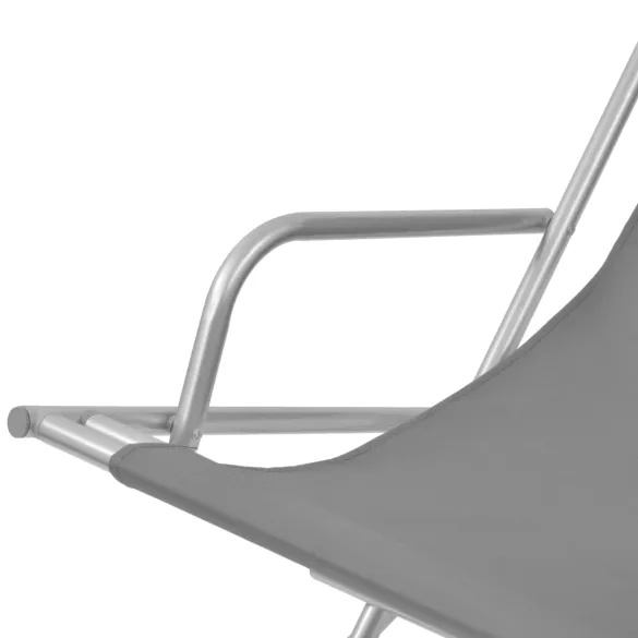 Scaune Terasă Pliabile Gri - Set 2 Bucăți - Oferta Specială Scaune Terasă Pliabile Gri - Set 2 Bucăți - Oferta Specială