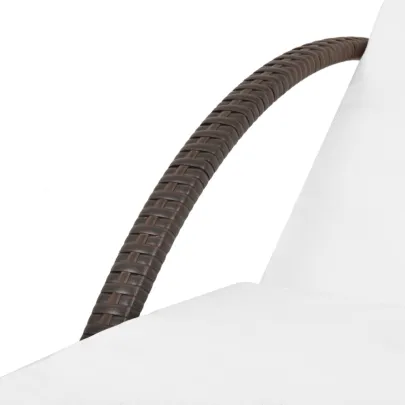 Șezlong cu Masă și Pernă - Ratan Poli - Livrare Gratuită