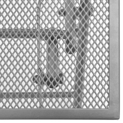 Set 2 Șezlonguri cu Masă - Antracit, Oțel | Livrare Gratuită