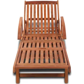 Șezlong Lemn Acacia - Comfort și Durabilitate în Grădină 2