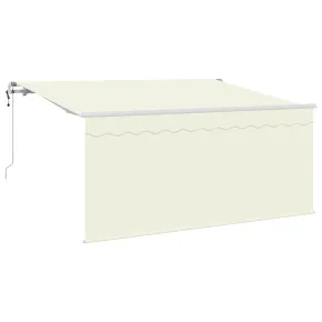 Cortină Retractabilă Crem 300x200 cm - Livrare Gratuită 2