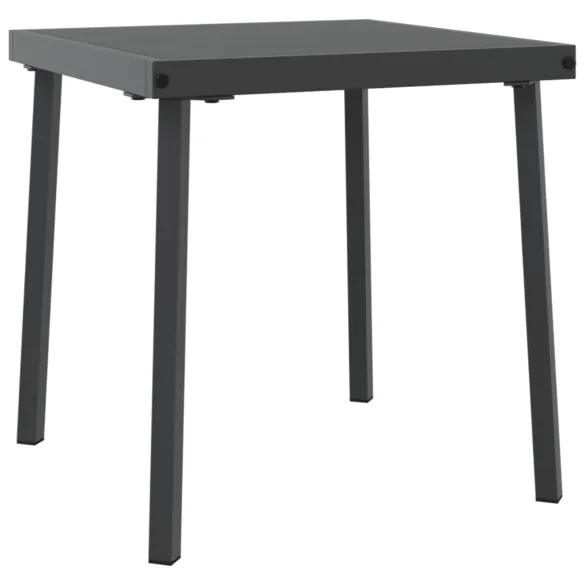 Șezlonguri cu Roți și Masă - 2 bucăți - Negru - Poliratan