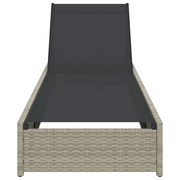 Şezlong Exterior Ratan Natural - Comandă cu Livrare Gratuită