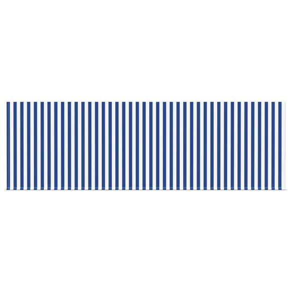 Cortină Retractabilă Dungi Albastru-Alb 400x200 cm | Livrare Gratuită