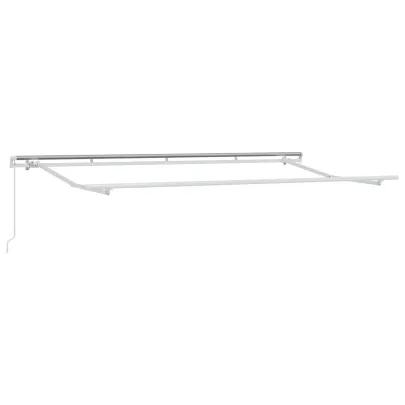 Cortină Retractabilă Manuală Albastru-Alb 400x200 cm