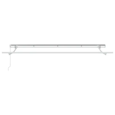 Cortină Retractabilă Manuală Albastru-Alb 400x200 cm