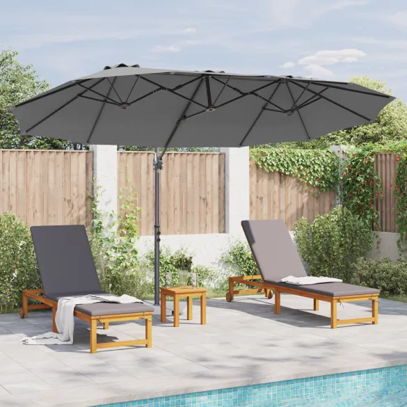 Parasol Cantilever Antracit - Livrare Gratuită în 7-9 Zile