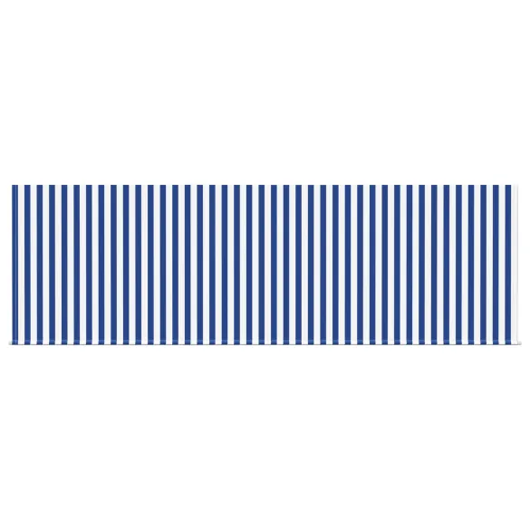 Cortină Retractabilă Manuală Albastru-Alb 400x200 cm