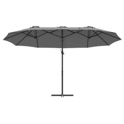 Parasol Cantilever Antracit - Livrare Gratuită în 7-9 Zile