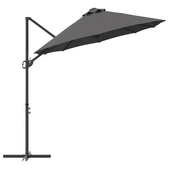 Parasol Cantilever Antracit - Livrare Gratuită în 7-9 Zile