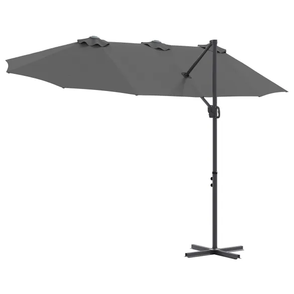 Parasol Cantilever Antracit - Livrare Gratuită în 7-9 Zile