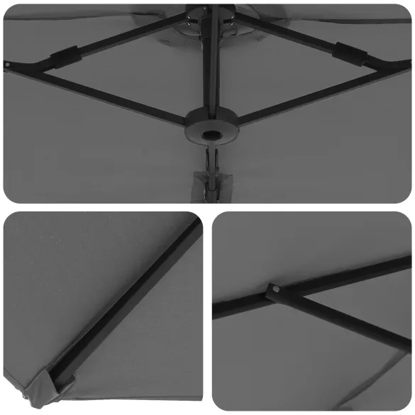 Parasol Cantilever Antracit - Livrare Gratuită în 7-9 Zile